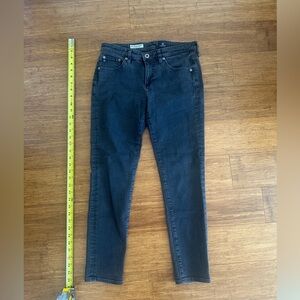 AG Adriano Goldschmied Dark gray/ Faded Black Skinny Jeans